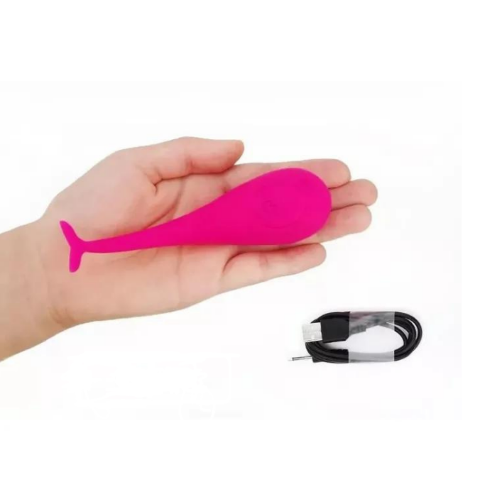 Vibrador Tipo Huevo Pequeña Ballenita Inteligente App+ Lubricante Intimo Neutro Erotika X 30 Ml